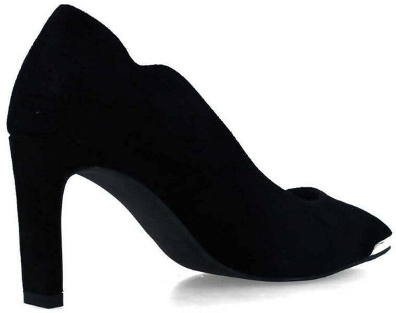 Membur Décolleté Donna in Camoscio Scarpe Con Tacco 7 Cm Suola in Gomma Collezione Aut-Inv 2022/23