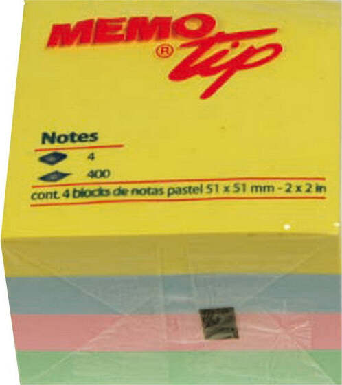 Memo-stick-cubo-51x51mm-colori-pastello-Nobrand