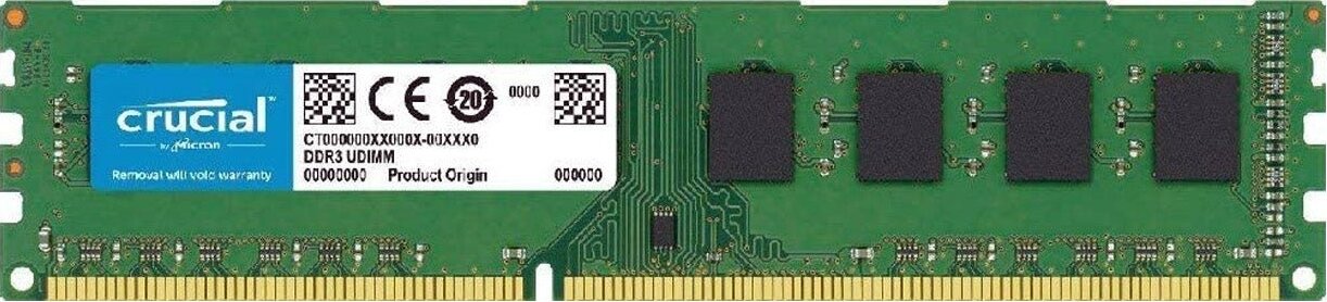 Memoria RAM 8GB DDR3 1600 MHz CL11 CT102464BD160B Crucial Memoria Desktop