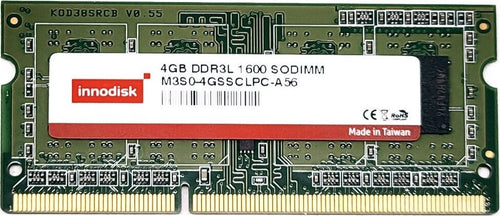 Modulo Banchetto di Memoria RAM da 4GB DDR3L 1600 - 12800 So-Dimm INNODISK SODIMM Espansione Aumento Ram per Notebook Netbook AIO
