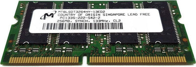 Memoria Ram notebook portatile introvabile 133 Mhz 256 Mb windows 98 2000 XP