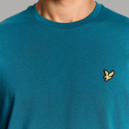 T-shirt Lyle & Scott Uomo Cotone con Logo Iconico Aquila