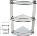 Mensola Ad Angolo Tripla Per Bagno Angoliera A 3 Ripiani In Vetro Arredo 52911 Casa e cucina/Bagno/Accessori per il bagno/Accessori per la doccia/Mensole Trade Shop italia - Napoli, Commerciovirtuoso.it