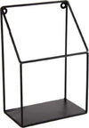 Mensola Bacheca Parete Metallo Nero Industrial Classic Moderno 17x10x25cm 822254 Casa e cucina/Arredamento/Ingresso/Portachiavi da parete Trade Shop italia - Napoli, Commerciovirtuoso.it