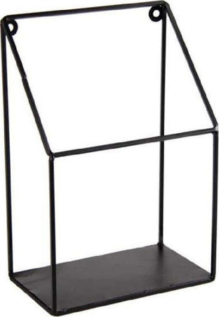 Mensola Bacheca Parete Metallo Nero Industrial Classic Moderno 17x10x25cm 822254 Casa e cucina/Arredamento/Ingresso/Portachiavi da parete Trade Shop italia - Napoli, Commerciovirtuoso.it
