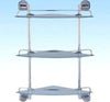 Mensola-Da-Bagno-Angolare-A-3-Livelli-Ripiani-Metallo-Vetro-Arredo-Casa