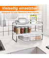 Mensola Estendibile Organizer Da Cucina Portaspezie Scaffale A 3 Ripiani Multius