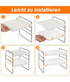 Mensola Estendibile Organizer Da Cucina Portaspezie Scaffale A 3 Ripiani Multius