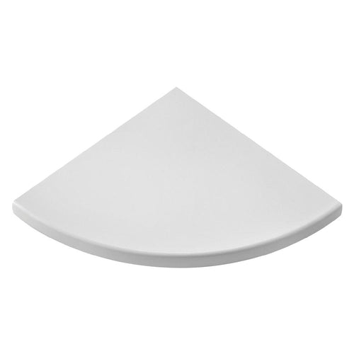 Mensola da muro ad angolo in legno con bordo squadrato fissaggio con reggimensole