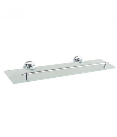 Mensola In Vetro Satinato Arredo Bagno Con Reggimensola Fissaggio A Parete 79816