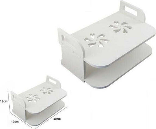 Mensola-Legno-Bianco-30x19x15-Cm-Arredo-Casa-Cameretta-70207-Scaffali-2-Ripiani