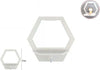 Mensola-Legno-Bianco-Esagonale-27cm-Arredo-Casa-Cameretta-70200-Scaffale-Parete