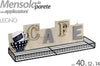 Mensola-Parete-Cucina-Bar-Caffè-Metallo-Legno-Classico-Moderno-40x12x14cm-807466