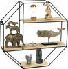 Mensola Parete Esagonale 3 Mensole Ripiani Design Moderno Scaffale Legno Metallo Casa, arredamento e bricolage > Arredamento > Mobili e Accessori Trade Shop italia - Napoli, Commerciovirtuoso.it