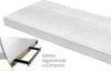Mensola Parete Legno Reggimensola Scomparsa Bianco 40x25x4cm Kit Montaggio 790775 Fai da te/Ferramenta/Staffe e supporti per mensole Trade Shop italia - Napoli, Commerciovirtuoso.it
