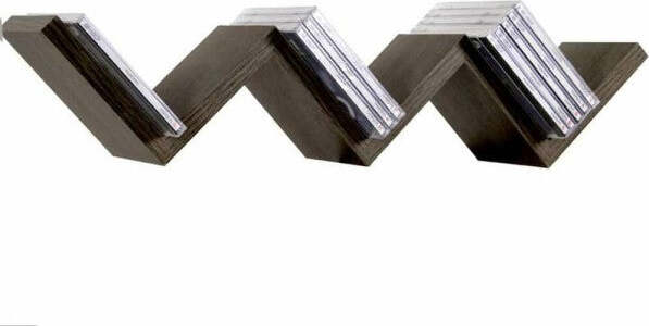 Mensola-Parete-Moderna-Design-Zig-Zag-Mensole-Muro-Scaffale-3-Ripiani-Wenghe