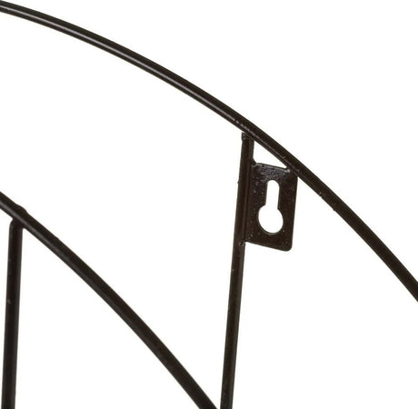 Mensola-Parete-Rotonda-3-Mensole-Ripiani-Scaffale-Moderno-Legno-Naturale-e-Nero