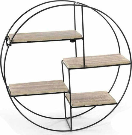 Mensola Parete Rotonda 4 Mensole Ripiani Design Moderno Scaffale Legno Metallo Casa, arredamento e bricolage > Arredamento > Mobili e Accessori Trade Shop italia - Napoli, Commerciovirtuoso.it