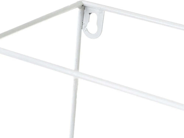 Mensola-Parete-Rotonda-4-Ripiani-Mensole-Scaffale-Legno-Metallo-Bianco-e-Acero