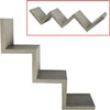 Mensola Parete Zig Zag Design Moderno Legno Mdf Rovere Grigio 59x12cm Casa, arredamento e bricolage > Arredamento > Mobili e Accessori Trade Shop italia - Napoli, Commerciovirtuoso.it