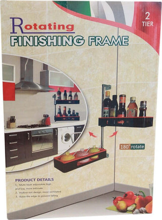 Mensola Pensile Da Parete Scaffale Muro 2 Vani Rotante 180? Porta Spezie Salse Casa e cucina/Organizzazione interni/Porta oggetti cassetti e scaffali/Mensole da muro Trade Shop italia - Napoli, Commerciovirtuoso.it