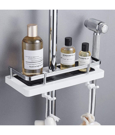 Mensola Per Doccia Per Asta Doccia Senza Foratura Scaffale Mensola Per Bagno