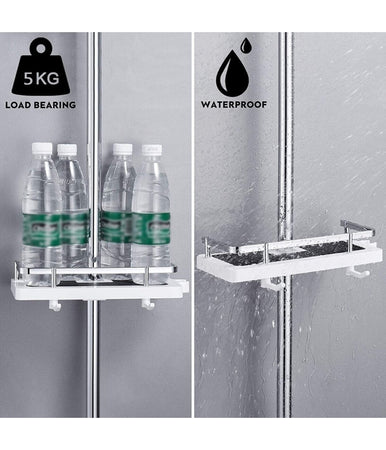 Mensola Per Doccia Per Asta Doccia Senza Foratura Scaffale Mensola Per Bagno