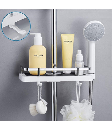 Mensola Per Doccia Per Asta Doccia Senza Foratura Scaffale Mensola Per Bagno