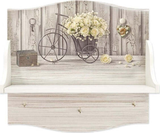 Mensola-Portabarattoli-Multiuso-Stampa-Hd-Yellow-Roses-Organizer-Utensili-Cucina