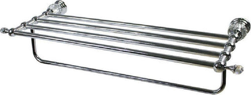 Mensola Portasciugamani Da Bagno Doppio Ripiano Con Cristalli In Acrilico 52827 Casa e cucina/Bagno/Mobili da bagno/Portasciugamani/Portasciugamani da parete Trade Shop italia - Napoli, Commerciovirtuoso.it