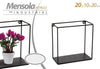 Mensola-Quadrata-Bacheca-Parete-Metallo-Nero-20x10x20cm-Serie-Industrial-822230