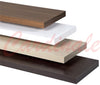 MENSOLA RETTANGOLARE ECOPAN DA PARETE cm 60 x 30 Spess 1,8 cm vari colori