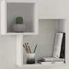 Mensola-Scaffale-da-Parete-2-Elementi-Bianca-Salvaspazio-Arredamento-Moderno