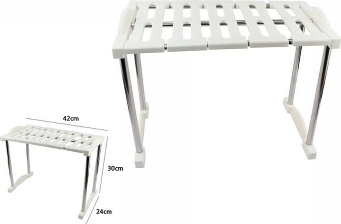Mensola Sovrapponibile Salvaspazio Impilabile Organizer Cucina Armadio Mobili 30 Casa e cucina/Organizzazione interni/Organizzazione guardaroba/Accessori da armadio/Mensole da armadio Trade Shop italia - Napoli, Commerciovirtuoso.it