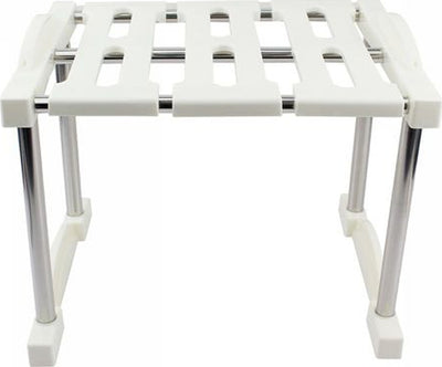 Mensola Sovrapponibile Salvaspazio Impilabile Organizer Cucina Armadio Mobili Casa e cucina/Organizzazione interni/Organizzazione guardaroba/Accessori da armadio/Mensole da armadio Trade Shop italia - Napoli, Commerciovirtuoso.it