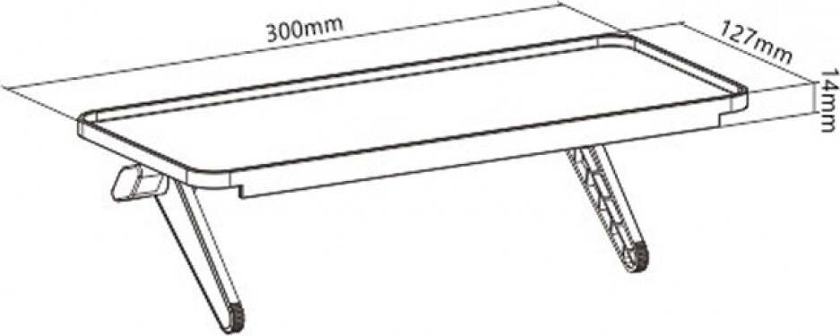 Mensola-Techly-ICA-DRS-902-per-Schermo-TV