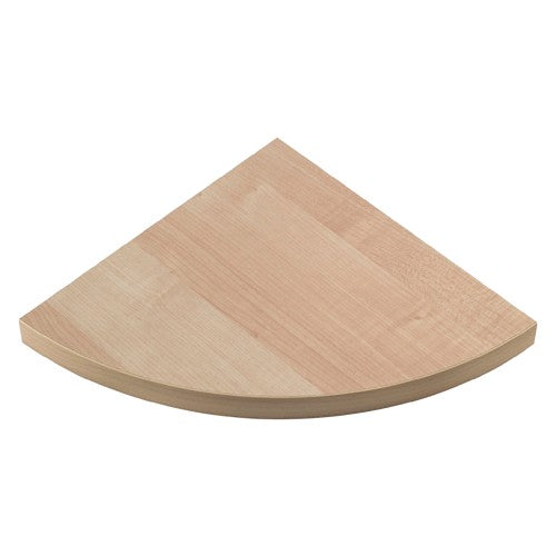 Mensola da muro ad angolo in legno con bordo squadrato fissaggio con reggimensole