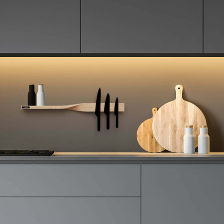 Mensola Twist 2in1 76x6x6 (lxpxa) Cm Mensola E Lavagna Magnetica In Rovere Per La Cucina E L'ingresso Di Casa Lawa Casa e cucina/Organizzazione interni/Porta oggetti cassetti e scaffali/Mensole da muro MesmerizeD - Porto Sant’Elpidio, Commerciovirtuoso.it