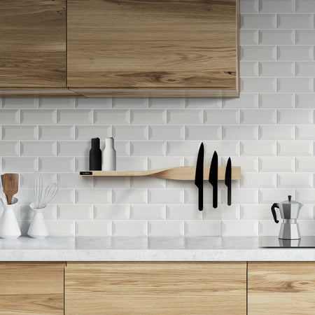 Mensola Twist 2in1 76x6x6 (lxpxa) Cm Mensola E Lavagna Magnetica In Rovere Per La Cucina E L'ingresso Di Casa Lawa Casa e cucina/Organizzazione interni/Porta oggetti cassetti e scaffali/Mensole da muro MesmerizeD - Porto Sant’Elpidio, Commerciovirtuoso.it