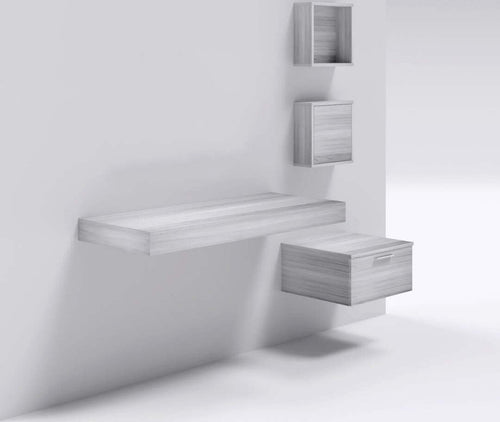 Mensolone in laminato sospeso per lavabi cassettiera pensili Olmo Chiaro Casa e cucina/Bagno/Mobili da bagno/Mobiletti con lavabo Ogomondo - Martina Franca, Commerciovirtuoso.it