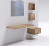 Mensolone in laminato sospeso per lavabi da appoggio arredo bagno MADE IN ITALY Fai da te/Attrezzature per cucine e bagni/Attrezzature per bagni/Lavandini bagno/Lavabi Ogomondo - Martina Franca, Commerciovirtuoso.it