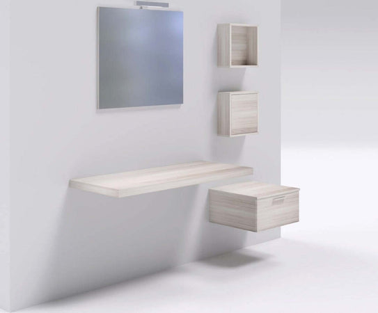 Mensolone in laminato sospeso per lavabi da appoggio arredo bagno MADE IN ITALY Fai da te/Attrezzature per cucine e bagni/Attrezzature per bagni/Lavandini bagno/Lavabi Ogomondo - Martina Franca, Commerciovirtuoso.it
