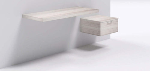Mensolone in laminato sospeso per lavabi da appoggio e cassettiera Bianco Larice Casa e cucina/Bagno/Mobili da bagno/Mobiletti con lavabo Ogomondo - Martina Franca, Commerciovirtuoso.it