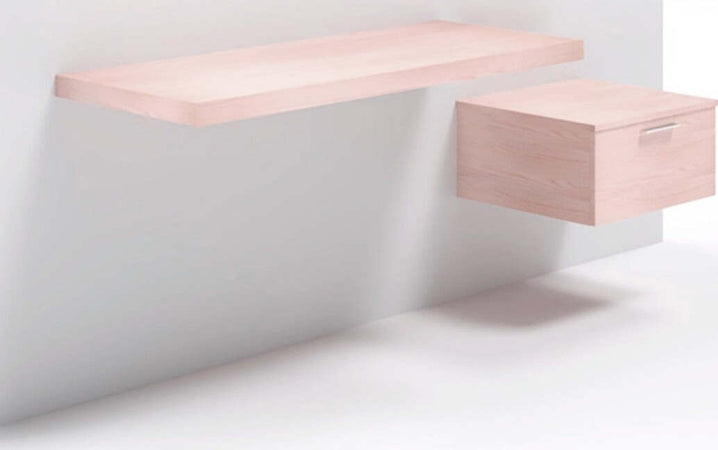 Mensolone in laminato sospeso per lavabi da appoggio e cassettiera Frassino Tranche Casa e cucina/Bagno/Mobili da bagno/Mobiletti con lavabo Ogomondo - Martina Franca, Commerciovirtuoso.it