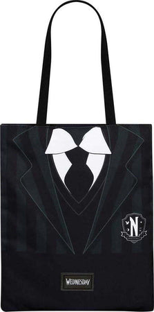 MERCOLEDÌ-NERO-BORSA-SHOPPING-BAG-MERCOLEDÌ-UNIFORME