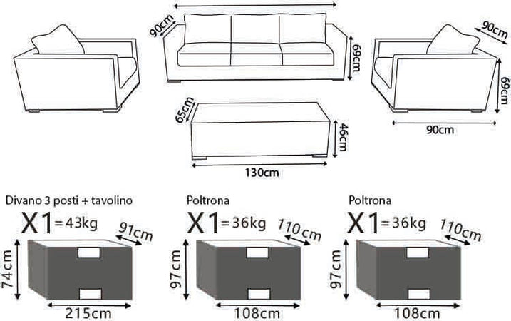 MERULA---salotto-da-giardino-completo-di-cuscini-intreccio-in-rattan-sintetico-Grigio-chiaro-Milani-Home