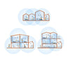 Sistema Home Mesh Wi-Fi AC1200 TENDA NOVA MW3 - 2 Pack