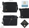 Messanger Adulto unisex Acciaio - Nero / Taglia Unica - borse a spalla
