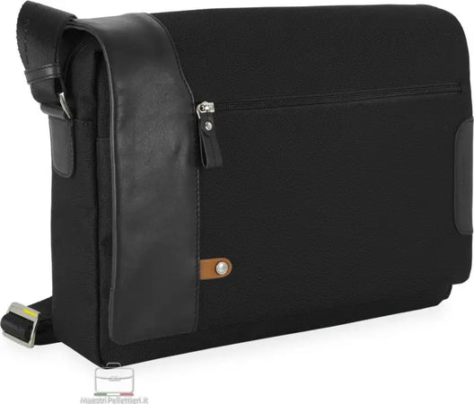 Messanger Adulto unisex Acciaio - Nero / Taglia Unica - borse a spalla