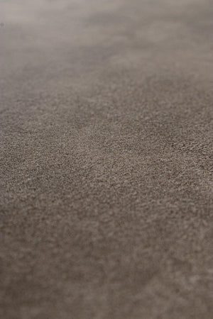 Tavolo Messier struttura in acciaio verniciato, piano in ceramica con supporto in vetro temperato